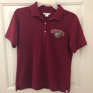 Cutter & Buck Small Petite Lafayette Maroon Polo Shirt